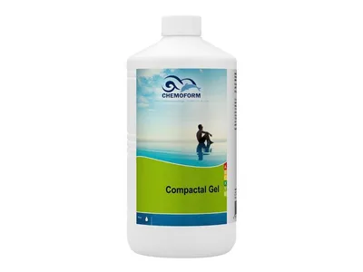 Produktbild von Chemoform Compactal Gel 1 l gegen Ablagerungen und Verschmutzungen am Beckenrand