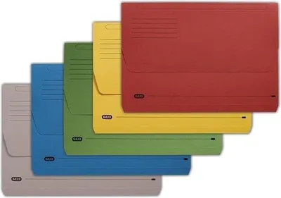 Produktbild von Famanu Dokumentenmappe A4+ mit Halbtiefenklappe - 50 Stück in verschiedenen Farben