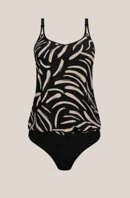 Produktbild von Amoena Turin Tankini Top Turin BL black/quartz sand - größe 40 / C