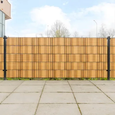 Obrázek produktu pro Maison Exclusive – balkonové zástěny, 10 ks, světle hnědé, 255 x 19 cm, poly ratan
