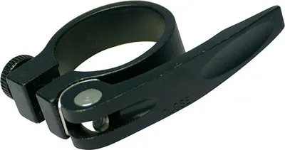 Produktbild von Babboe Sattelstützklemmring schwarz, mit Schnellspanner
