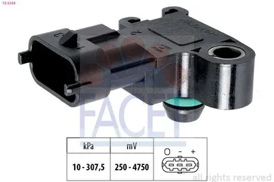 Produktbild von FACET Luftdrucksensor Höhenanpassung 10.3244 Ansaugkrümmer für FORD Fiesta Mk6 Schrägheck (JA8, JR8)