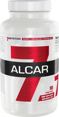 Immagine prodotto di 7Nutrition ALCAR Acetil L-Carnitina 500mg 90 Capsule Vegetali