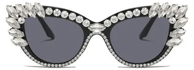 Immagine prodotto di Occhiali da sole a forma di "cat eye" con strass