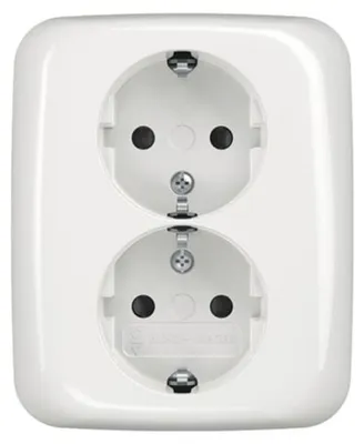 Immagine prodotto di Busch-Jaeger SCHUKO presa doppia 202 EUJB-214 2TKA00003898