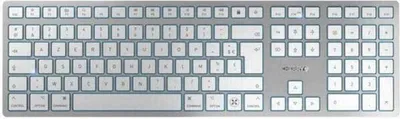 Produktbild von CHERRY TAS KW 9100 SLIM FOR MAC Wireless FR-Layout silver/w