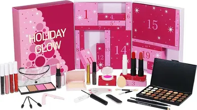 Obrázok produktu pre Kozmetický adventný kalendár, vianočná kozmetická darčeková sada, vianočná kozmetická sada, kalendár na odpočítavanie starostlivosti o pleť, adventný kalendár na líčenie