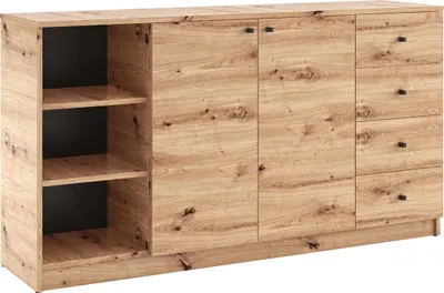 Obrázek produktu pro Široká komoda GIDOEN - dub artisan