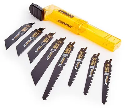 Image de Coffret de 8 lames DEWALT DT2443L-QZ pour scie sabre