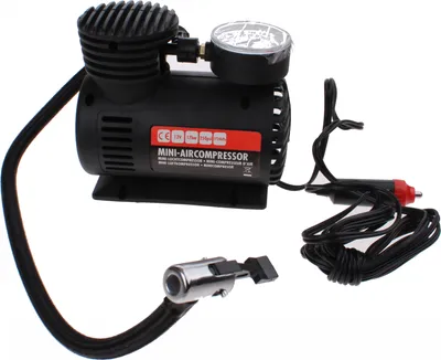 Obrázek produktu pro mini vzduchový kompresor 12V - 17 barů plastový černý