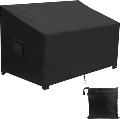 Produktbild von Famanu Schutzhülle für 2-Sitzer Gartenbank - wasserdicht, UV-beständig - 420D Oxford (138 x 99 x 61/89 cm)
