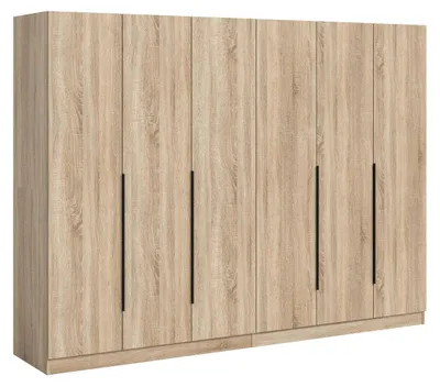 Produktbild von Kopenhagen Kleiderschrank 6 Türen Eiche Nachbildung.