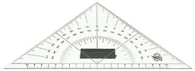 Image de Triangle de cours en plexiglas , 1 pièce