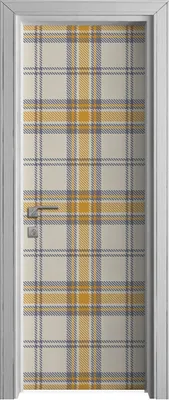 Produktbild von Tür Selbstklebende 70x210 cm Türfolie Türtapete Klebefolie - Gitter