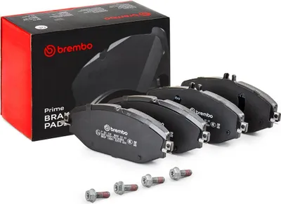 Produktbild von BREMBO P 50 124 Bremsbeläge Satz Vorne passend für MERCEDES-BENZ C-Klasse T-modell (S205) C-Klasse Limousine (W205) E-Klasse Limousine (W213) GLC