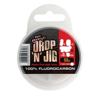 Produktbild von Fox Rage Drop 'N' Jig Fluorocarbon 0.27mm 5.15kg / 11.35lb