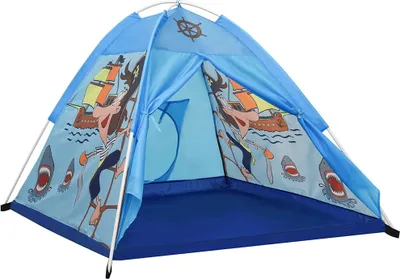 Produktbild von vidaXL Spielzelt für Kinder Blau 120x120x90 cm