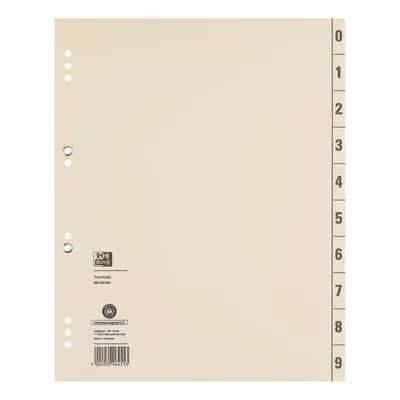 Immagine prodotto di Oxford Trennblatt 400004664 DIN A4 200g Karton geöst chamois 100 St