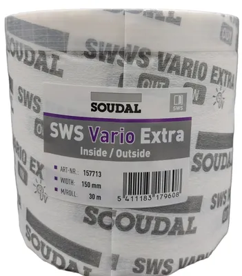 Produktbild von Soudal SWS Vario Extra weiß 150mm x 30m 157713
