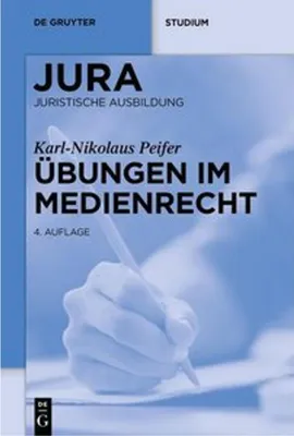 Obrázok produktu pre Übungen im Medienrecht