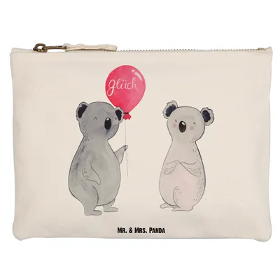 Produktbild von Mr. & Mrs. Panda Federmappe Koala Luftballon Grösse XL Große - Weiß - Geschenk, kosmetiktäschchen, Pouch, Federtasche, Party, Geburtstag, Kulturbeutel, Kulturtasche