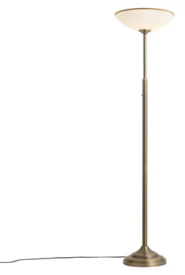 Produktbild von Klassische Stehleuchte Bronze mit Opalglas Katarina