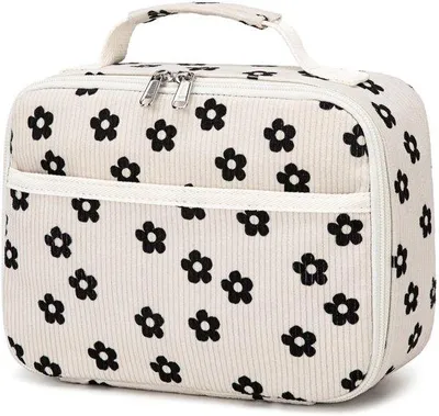 Image de Sac à lunch pour enfant en velours côtelé, 5 L, beige