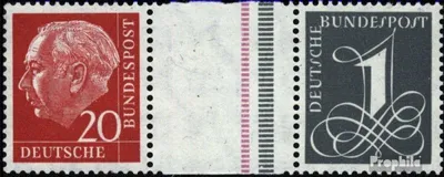 Produktbild von Briefmarken BRD (BR.Deutschland) 1958 Mi WZ16aIV Y II postfrisch