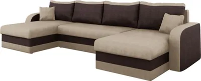Produktbild von MIRJAN24 Ecksofa Kris U, Stilvoll Eckcouch mit Bettkasten und Schlaffunktion, U-Form Schlafsofa (Alova 07 + Alova 68)