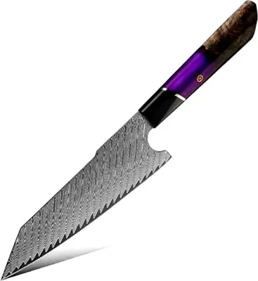 Zdjęcie produktu dla Nóż kuchenny TO-35121 Kiritsuke - Damasceński luksus KP35121