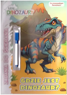 Obrázok produktu pre Lubię dinozaury. Zadania do ścierania