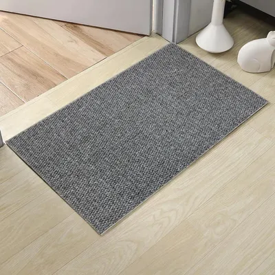 Immagine prodotto di Tappetino per interni, 60x90 cm, piatto, grigio, antiscivolo, in TPE, ideale per raccogliere lo sporco