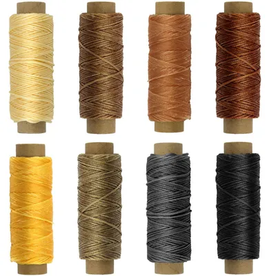 Nähgarn 150D gewachst, 8 Farben, 50 Yards, für Leder DIY