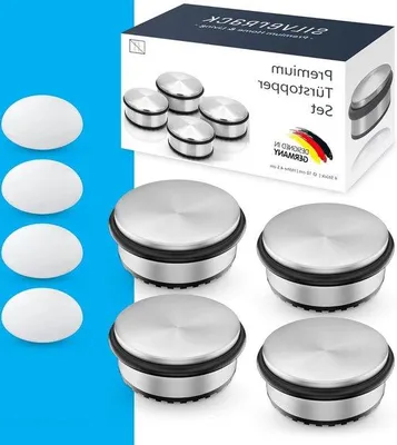Produktbild von Schwerlast-Fußschalter aus Edelstahl - 1,1 kg - 10 x 4,5 cm