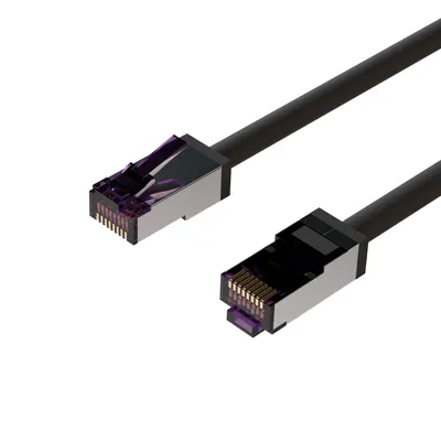Produktbild von Flexline FL31-28045, 3 m, Cat6a, S/FTP (S-STP), RJ-45, RJ-45, Schwarz