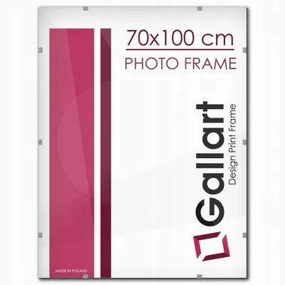 Produktbild von Gallart Rahmenlose Posteraufhängung 70x100 cm Acrylglas Foto