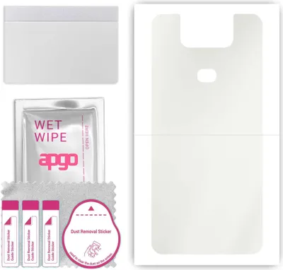 Produktbild von apgo Rückseite Schutzfolie, Matt, kompatibel mit Asus Zenfone 6 ZS630KL 6Z, Hinten Hydrogel-Displayschutzfolie mit Positionierhilfe, kratzfest, einfache Montage
