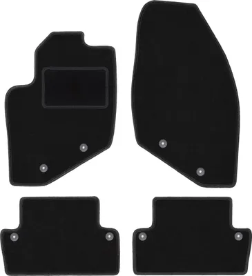 Produktbild von Schwarze Veloursmatten für: Volvo S60 I Liftback (2000-2009)
