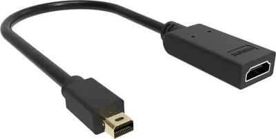 Obrázek produktu pro Vision TC-MDPHDMI/BL, Mini DisplayPort, HDMI Typ A (standardní), Samec, Samice, Přímý, Přímý