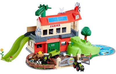 Productafbeelding van Boerderijspeelset + 3 voertuigen