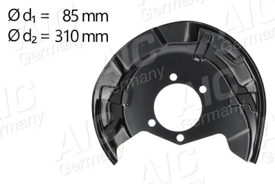 Produktbild von AIC Spritzblech Bremsscheibe für NISSAN Qashqai / Qashqai +2 I (J10, NJ10) Hinten Rechts 58269 Ankerblech