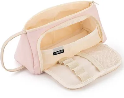 Produktbild von Große rosa Organizer-Tasche für Schule, Büro, Stifte