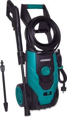 Produktbild von VONROC VONROC Hochdruckreiniger V18-1 1800W – 140 bar – 420 l/h – inkl. 8m Schlauch, Reinigungsmitteltank und mehr