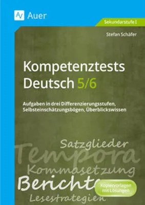 Immagine prodotto di Kompetenztests Deutsch 5-6