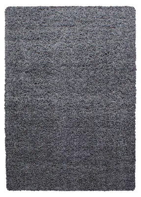Produktbild von Hochflor Teppich Lux Läufer, Farbe: Grau, Größe:60x110 cm