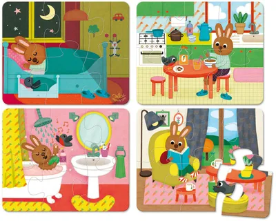 Image de Vilac Puzzles de la maison - coffret bois