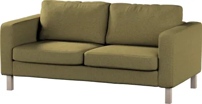 Produktbild von Dekoria Bezug für Karlstad 2-Sitzer Sofa nicht ausklappbar, olivgrün, Sofahusse, Karlstad 2-Sitzer