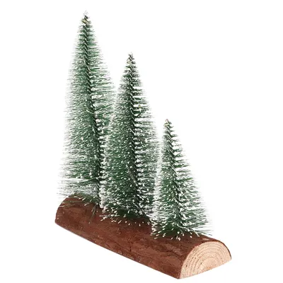 Imagen del producto de Árbol de Navidad artificial, árbol de Navidad con luces LED, árbol de Navidad pequeño, árbol de Navidad de escritorio, decoración para árbol de Navidad