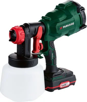 Produktbild von PARKSIDE® Akku-Farbspritzpistole 20 Volt PFSA 20-Li A1 (OSBE/OSCZ/OSPL/OSSK)