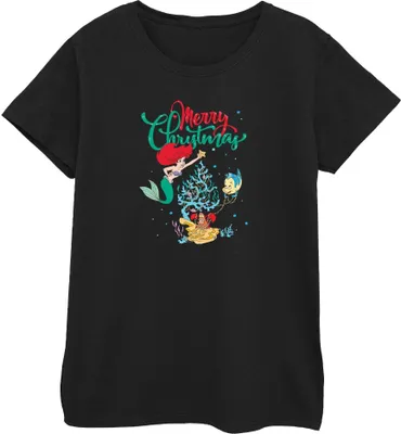Produktbild von Disney - "Merry Christmas" T-Shirt für Damen BI48203 (XL) (Schwarz)